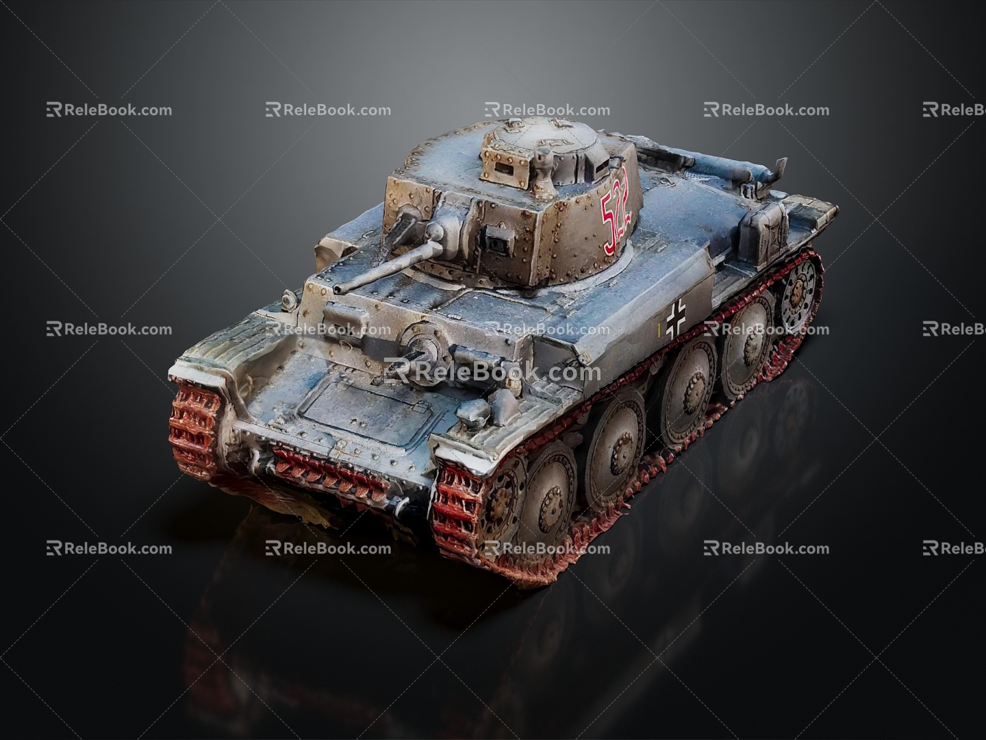 Industrial LOFT Tank World War II Tank World War I Tank Heavy Tank 3d model