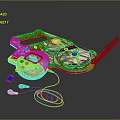 Modern game console home game console Nintendo game console vintage game console 3d model