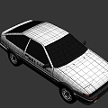 Toyota Corolla AE86 car 3d model