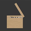 Modern White Record Players With Wooden Frames And Transparent Lids Electronic Appliances