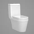 Modern toilet 3d model