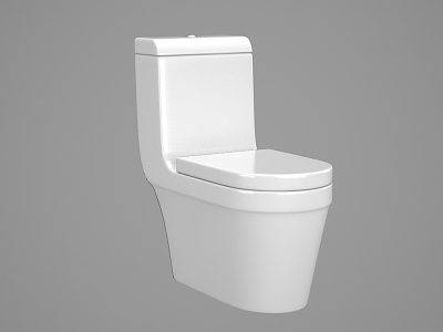 Modern toilet 3d model