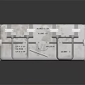 Silver Metal Case With Secure Latches Straps And Label For Storage