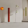 Modern Middle Ancient Floor Lamp 3d model