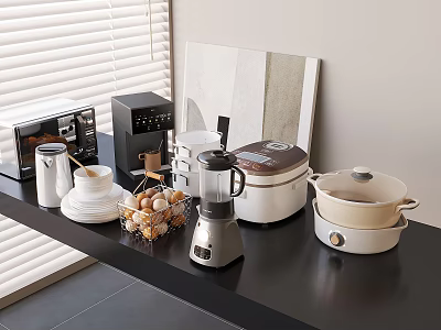 Kitchen Appliances 3d model