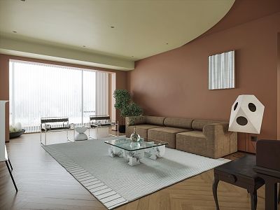 Modern Living Room Middle Living Room model