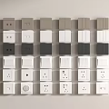 Modern socket modern switch socket 3d model