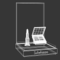 Sulwhasoo Cosmetics Display Stand With Lipstick Eyeshadow Palette And Model