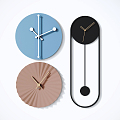 Modern Clock Simple Wall Clock 3d model