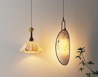 Song's Aesthetic Bedside Small Chandelier 3d model