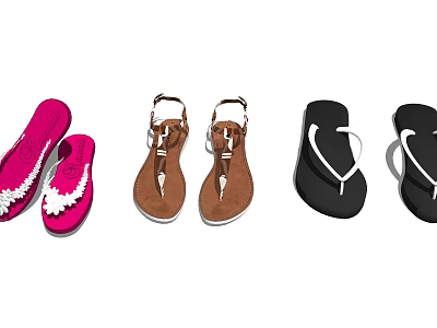 Modern Shoes 3d model