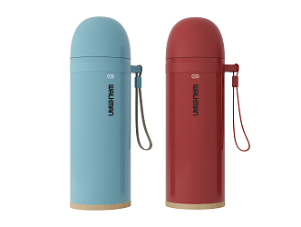 Modern thermos intelligent thermos cup 3d model