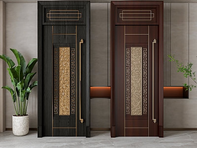 Single door combination 3d model