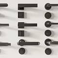 Modern Door Handles With Various Stylish Black Designs For Home Interior Decor