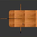 Unique Wooden Shelf With Leaf Design And Multiple Layers For Home Decor