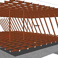 Raft variable thickness junction 3d model
