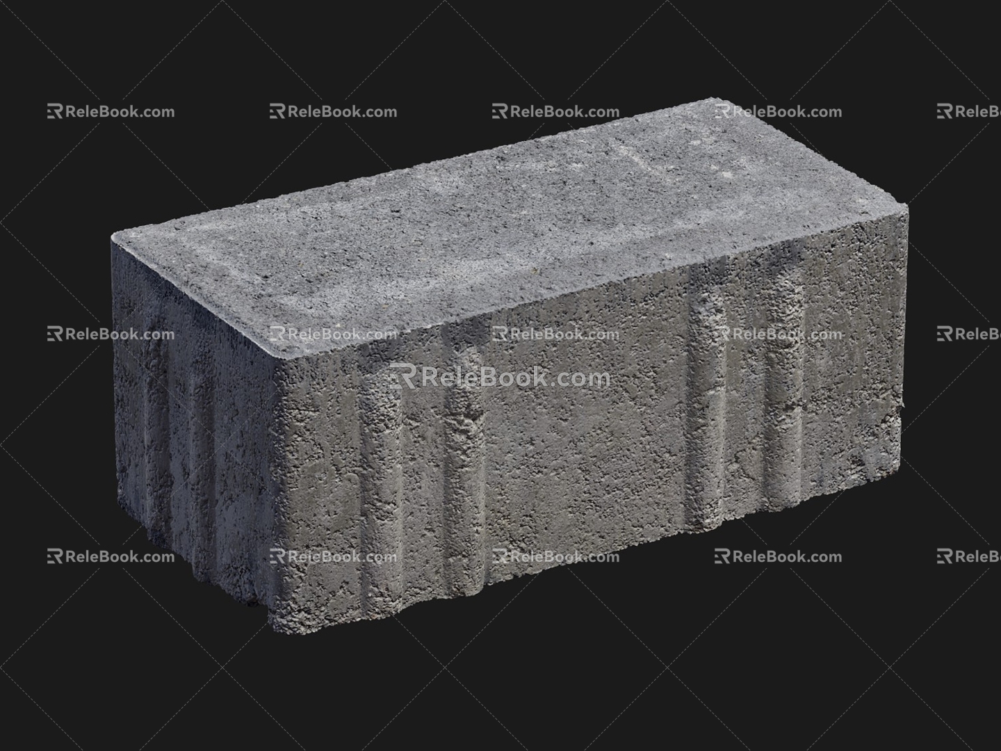 Stone masonry cement brick brick stone gravel rock mountain paving ground road tooth red brick fragments 3d model