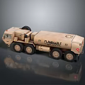 Flammable Cargo Transport Heavy Duty Multi Wheel Fuel Tanker Utility Vehicle