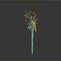 Scepter Ancient Scepter Cane Ancient Scepter Magic Scepter Metal Scepter Classical Scepter Magic Scepter 3d model