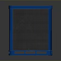 Blue Mesh Storage Container Equipment For Industrial Warehouse Logistics Use