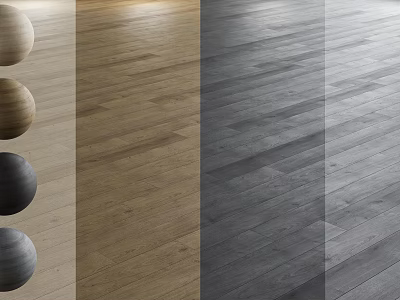Modern Wooden Flooring With Various Color Tones And Natural Wood Textures For Home 3d model