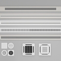 Air conditioning tuyere Central air conditioning Exhaust air conditioning 3d model