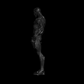 Game Movie Character 3D Model With Detailed Armored Texture And Standing Pose