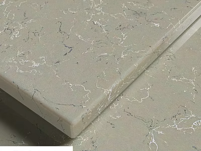 Light Colored Marble Texture Component With Natural Veins And Smooth Surface 3d model