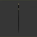 Traditional Decorative Swords With Red Hilt Silver Blades And Golden Accents