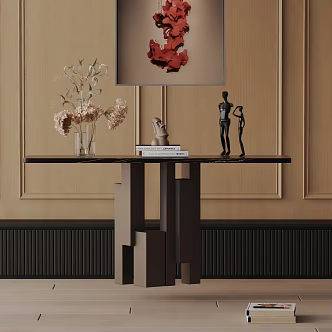 Modern Entrance Cabinet 3d model