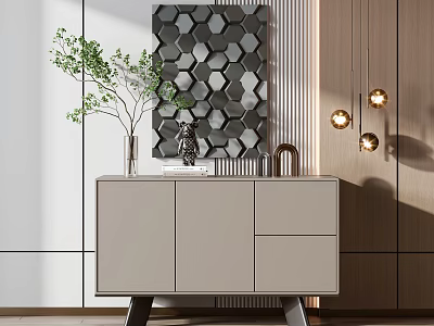 Modern Side Cabinet Entrance Cabinet Side Cabinet 3d model