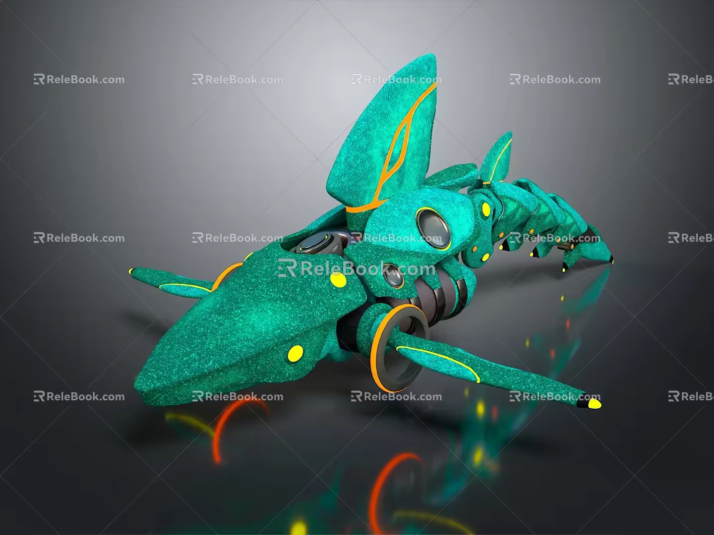 Machine Shark Shark Science Fiction Shark Future Shark Concept Shark Machine Shark Animal Game Animal 3d model