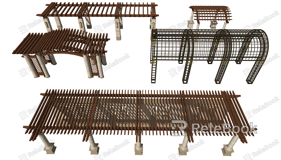 Simple European Gallery Rack model