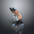 Household Binocular Microscope For Daily Use With Stable Base And Clear Structure