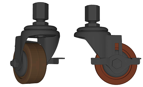 Modern wheel, universal wheel 3d model