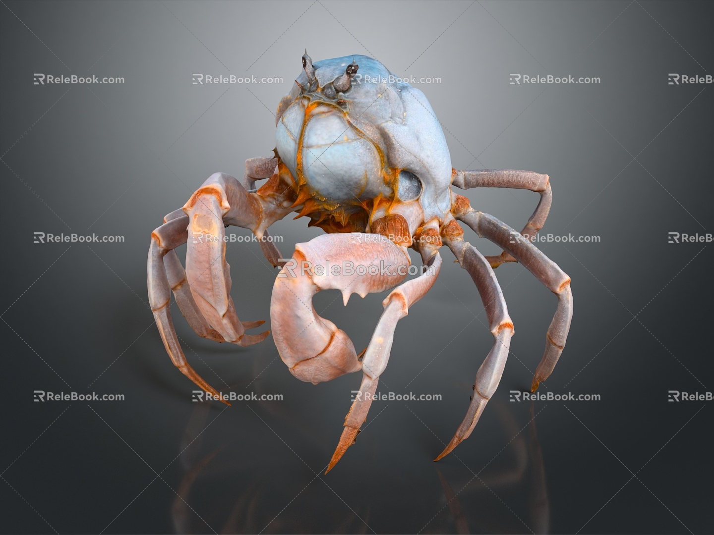 Modern Crab Soldier Crab Sea Crab 3d model