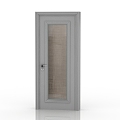 Jianou solid wood door interior door door 3d model