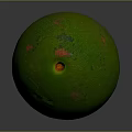 Fresh Green Lime With Smooth Skin And Small Spots Isolated On Gray Background For Cooking