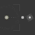 Solar System Planets Arrangement Featuring Sun Jupiter Saturn And Celestial Bodies