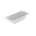 Modern White Freestanding Bathtub With Sleek Design And Clean Lines
