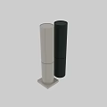 Modern Minimalist Chest Of Drawers With Light And Dark Grey Two Tone Design