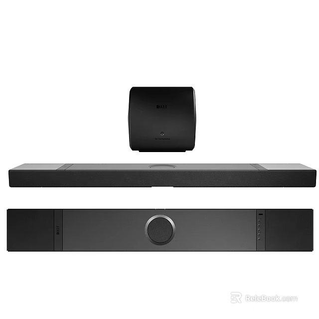 Wireless Home Theater Soundbar System With Subwoofer And High Quality Audio 3d model 