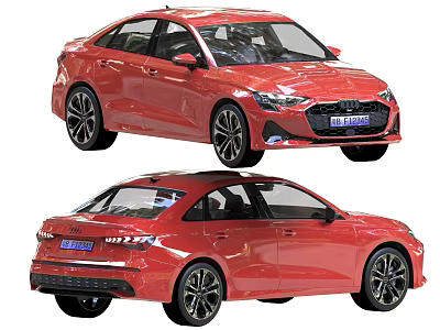 2025 Audi A3 Audi Car Sedan 3d model