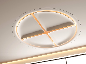 Special-shaped ceiling 3d model