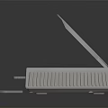 Modern CD player audio-visual equipment player 3d model