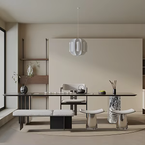 Modern table combination 3d model