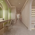 Elegant Beauty Salon Interior Design With Comfortable Treatment Beds And Soft Lighting Setup