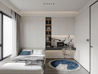 Modern Tatami Bedroom 3d model