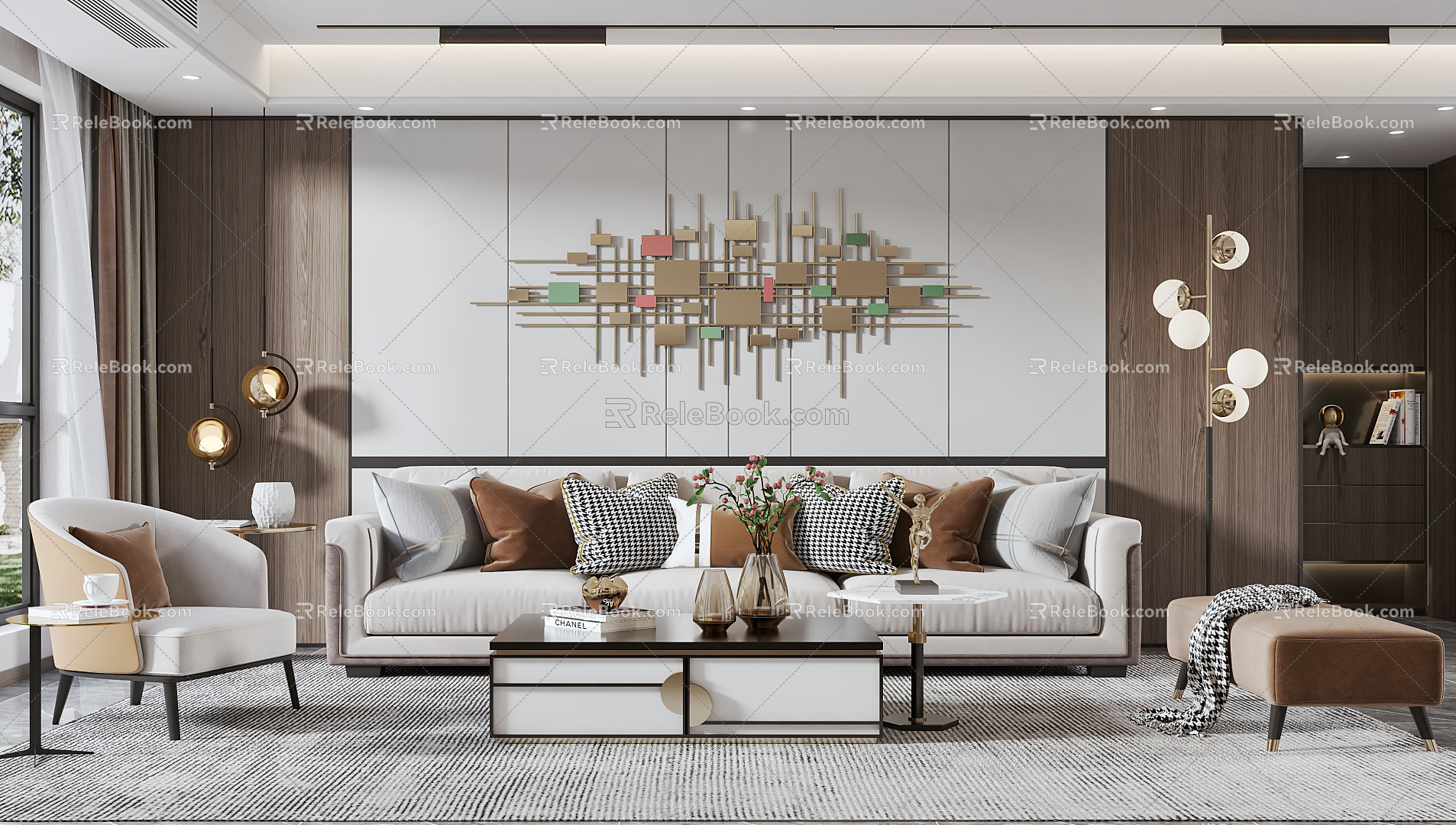 Light Luxury Living Room model