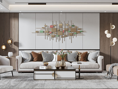 Light Luxury Living Room model